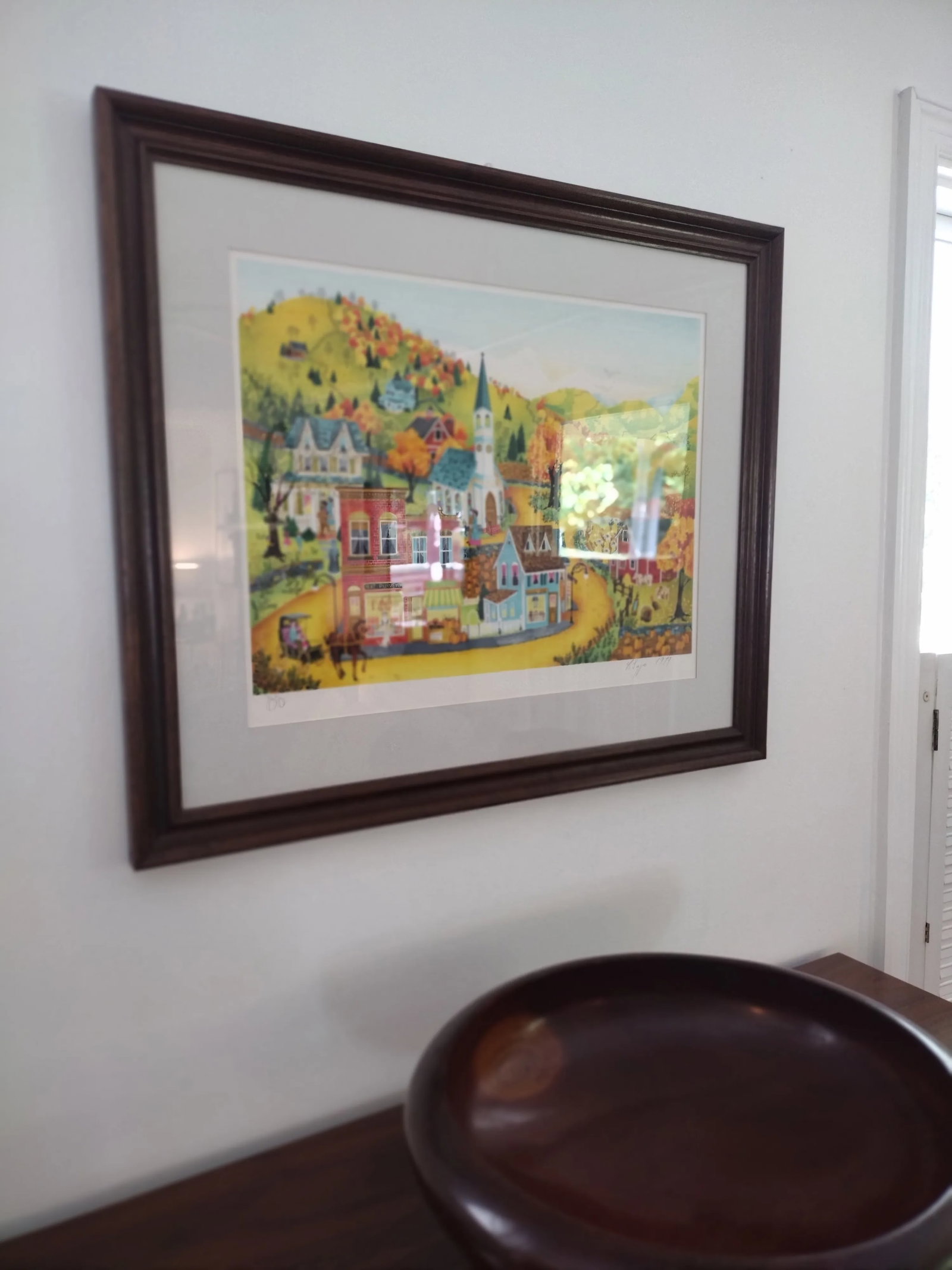 1970s Robert LoGrippo Signed Lithograph "Harvest Holiday" (1979), Framed - 6