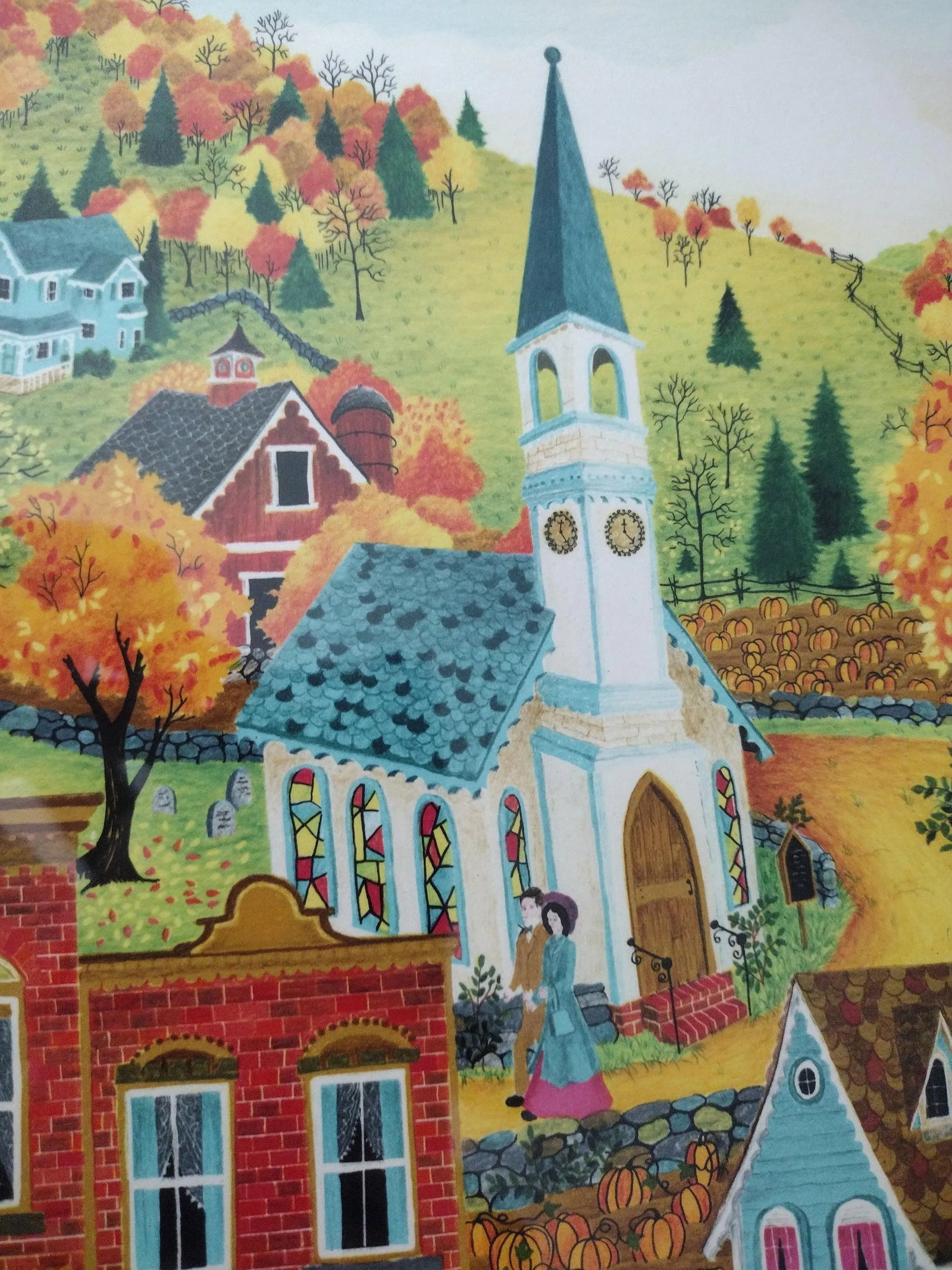 1970s Robert LoGrippo Signed Lithograph "Harvest Holiday" (1979), Framed - 8