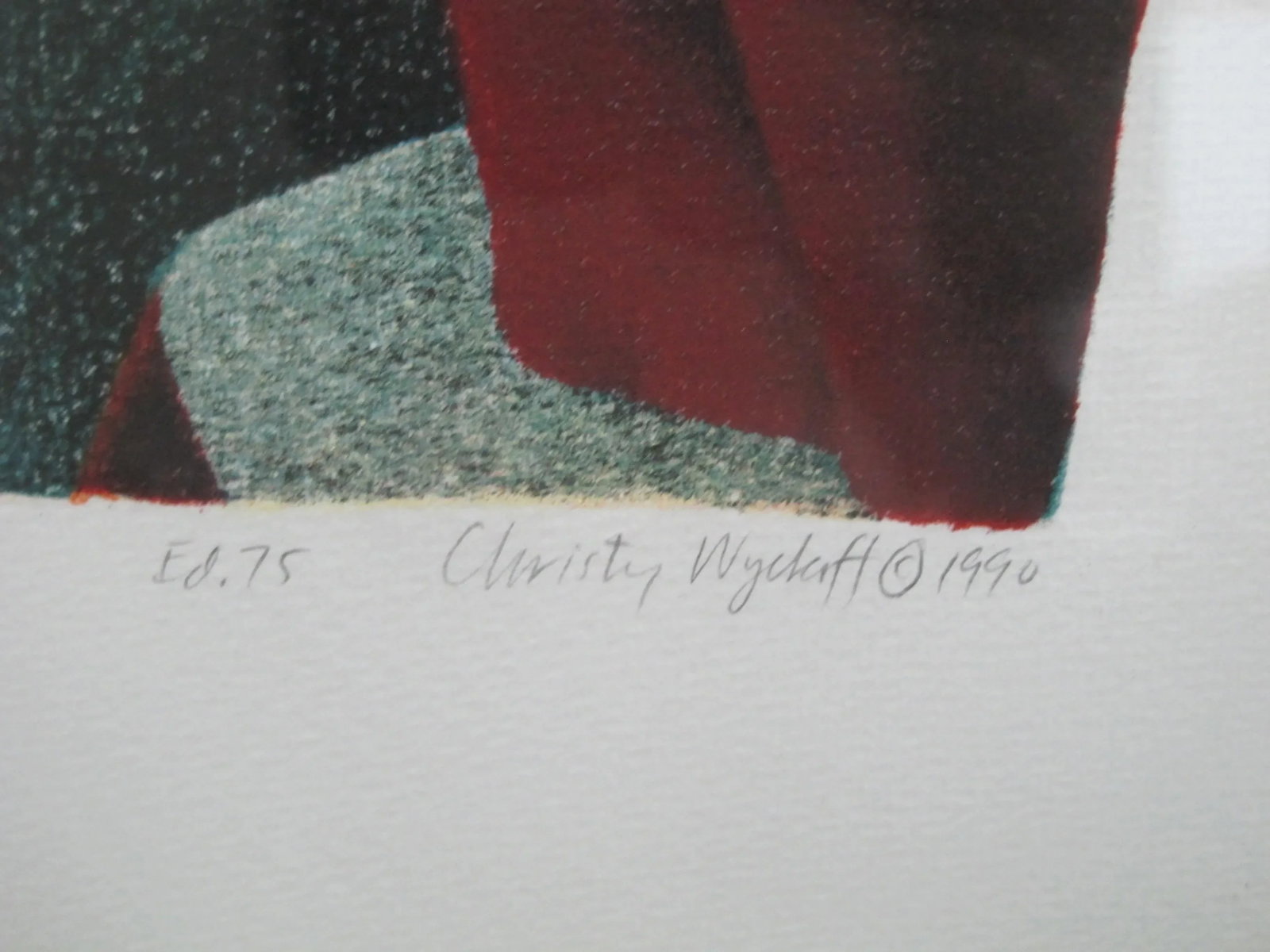 Christy Wyckoff Pacific Nw Signed Framed Limited Edition Screen Print Invitation - 3