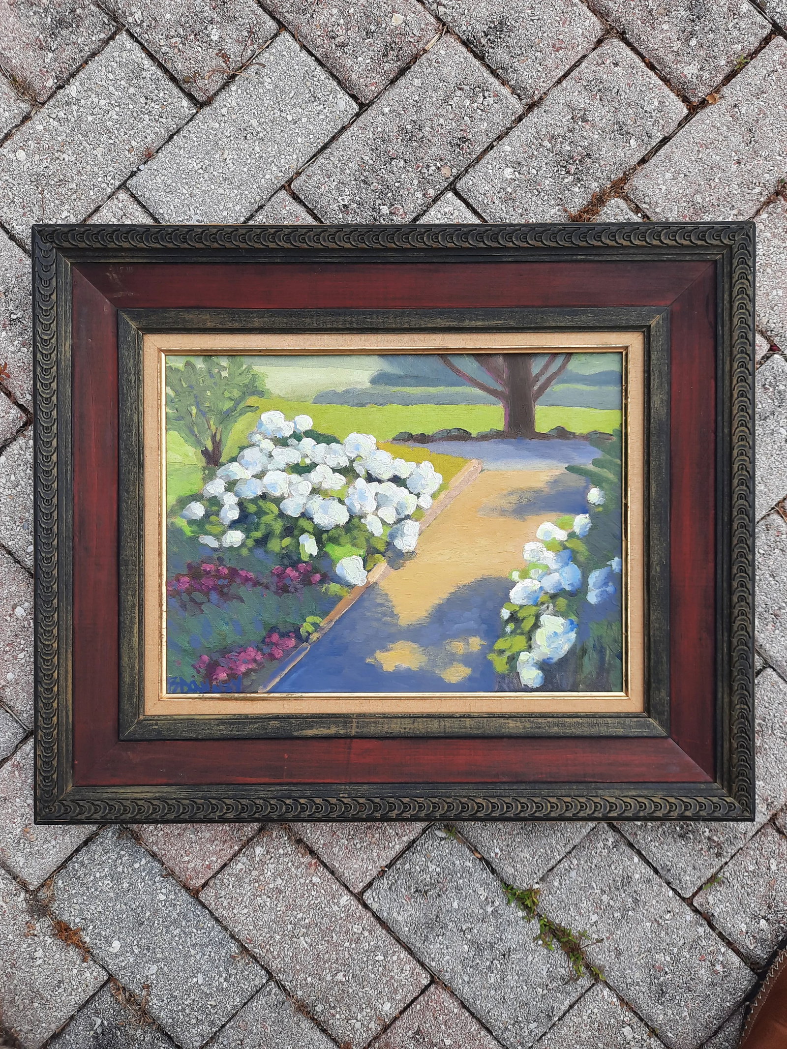 Beth Downey Floral Landscape Painting - 3