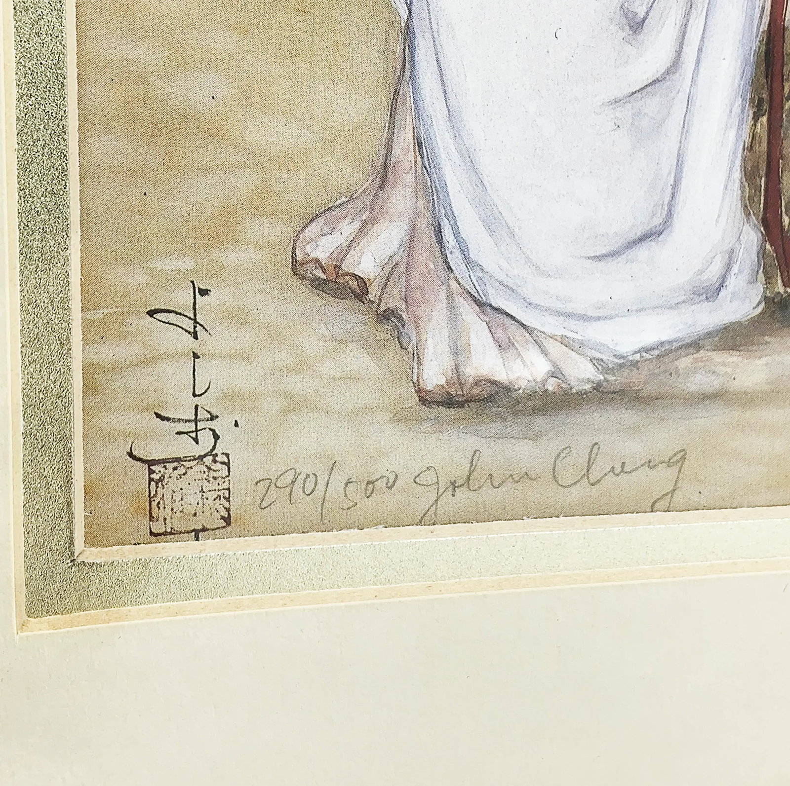 1950's Signed and Numbered John Cheng Original Artwork Prints - a Pair - 4