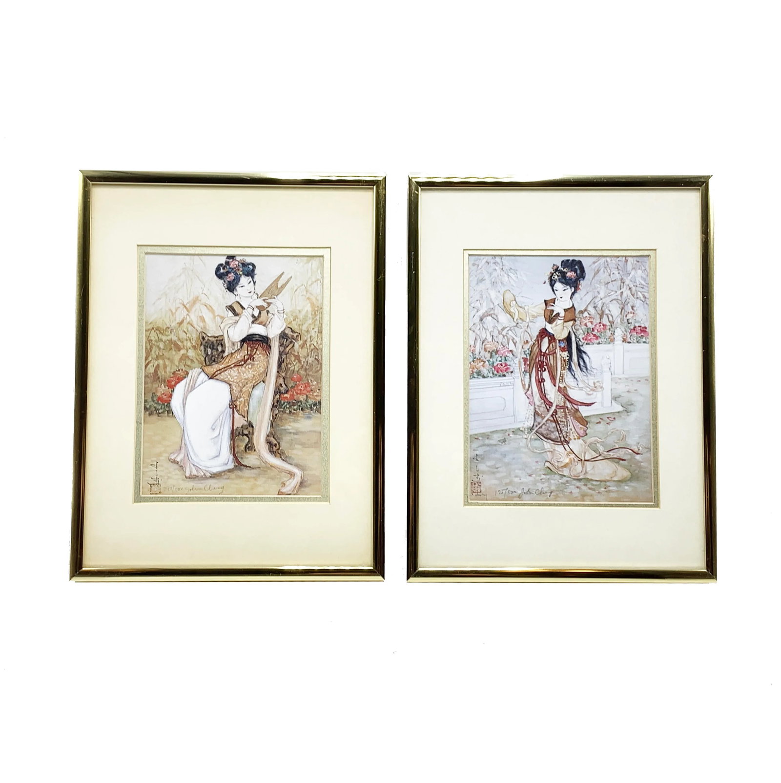 1950's Signed and Numbered John Cheng Original Artwork Prints - a Pair - 6