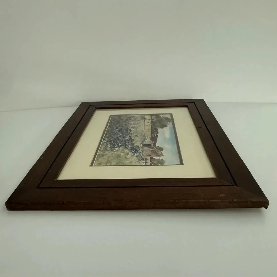 Vintage 1970's Texas Bluebonnet Watercolor - 6