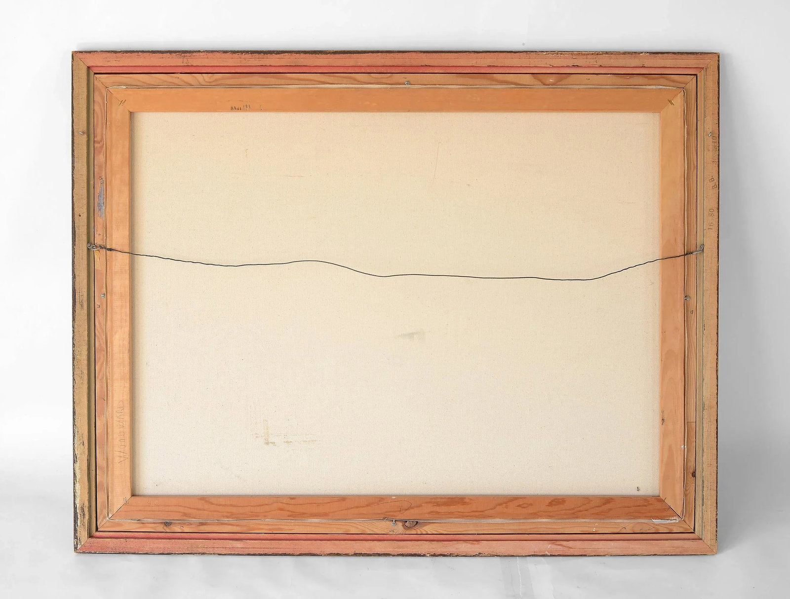 1960s "Cliffside" Modernist Abstract Landscape Oil Painting, Framed - 12