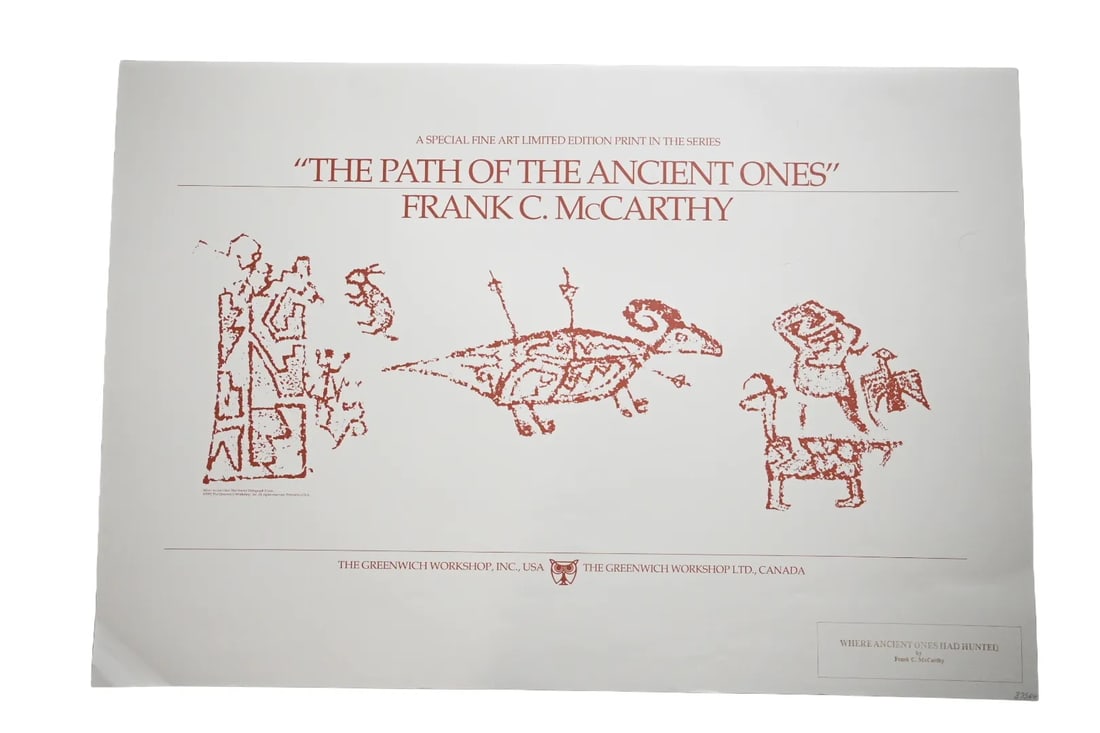 Frank C. McCarthy Signed Limited Edition Print "Where Ancient Ones Had Hunted" 975/1000 W/ Coa - 7