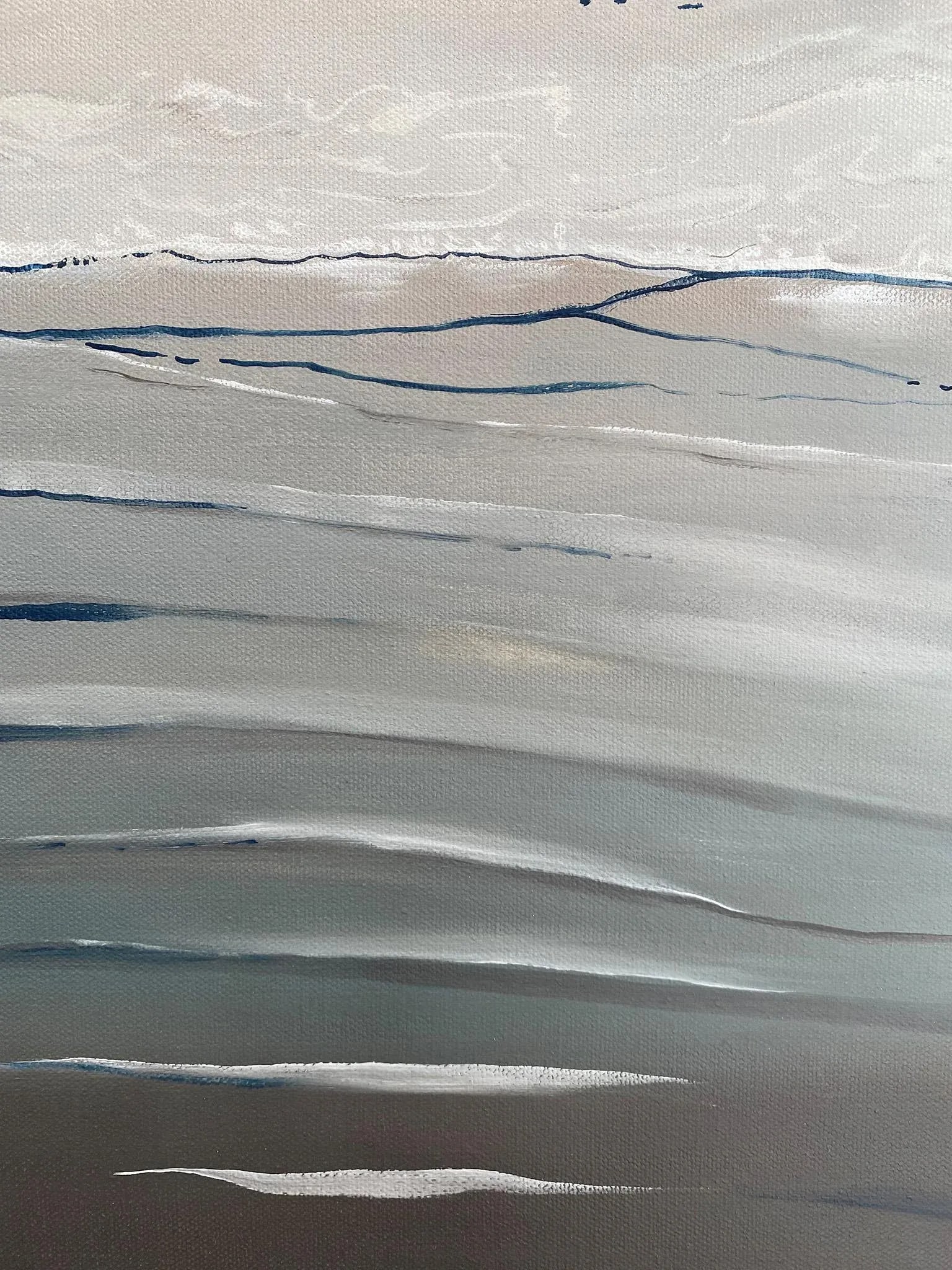 "Reflecting" Contemporary Seascape Oil Painting by Jessica Fairley - 3