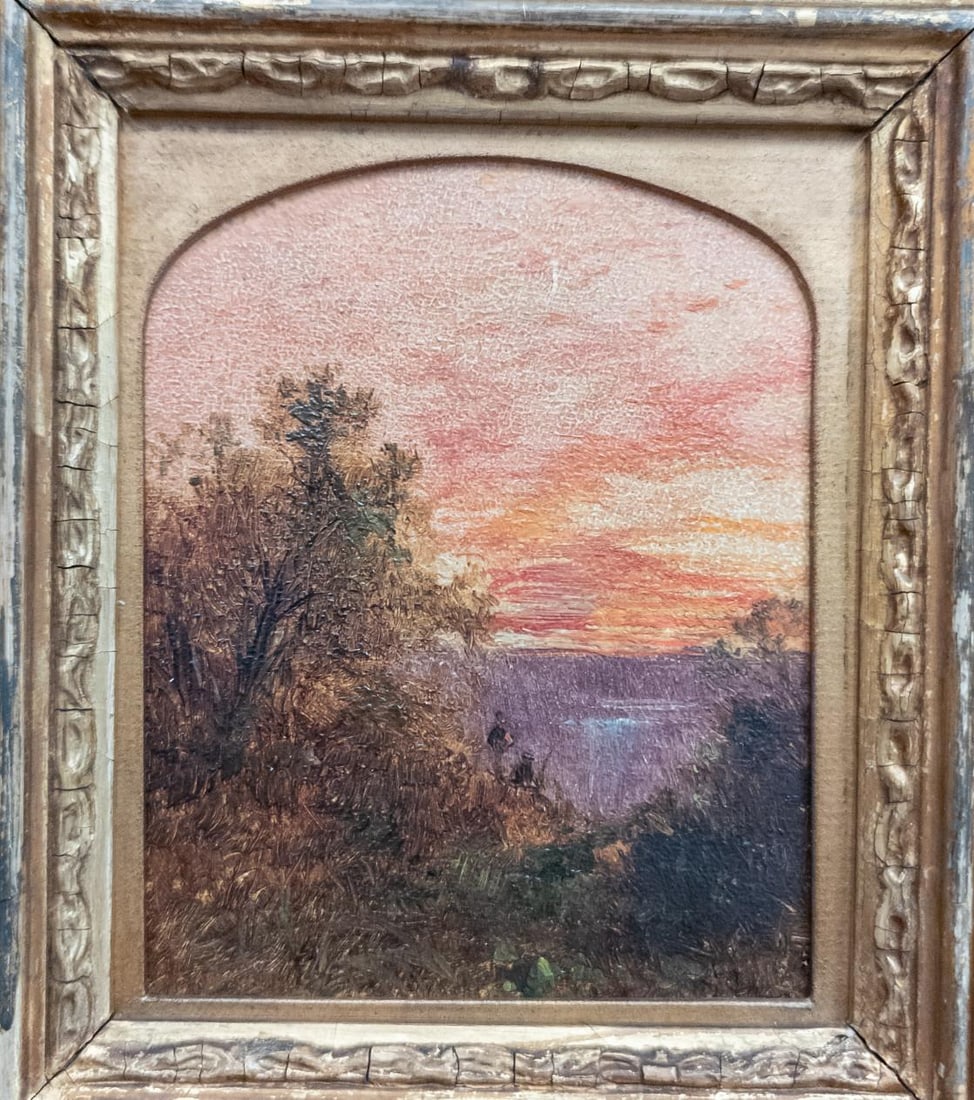 19th Century American Luminist Hudson River School Landscape Painting - 2