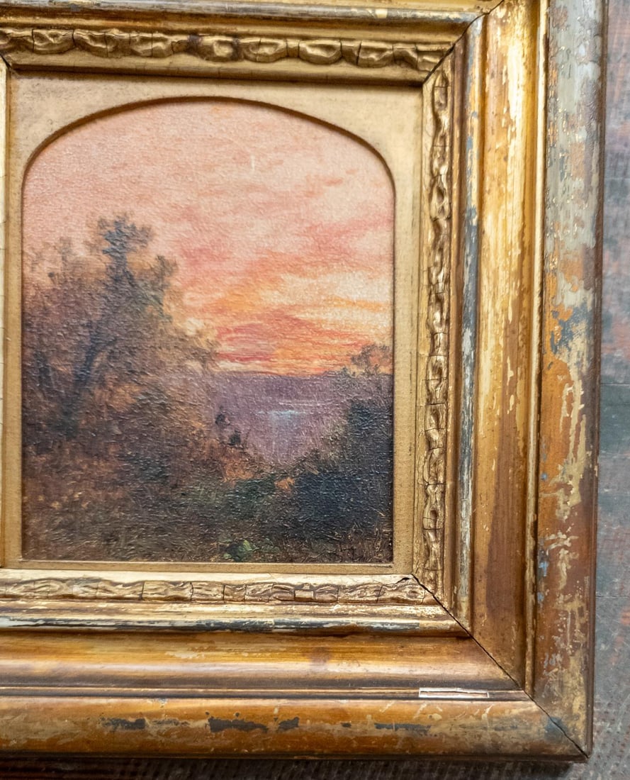19th Century American Luminist Hudson River School Landscape Painting - 5