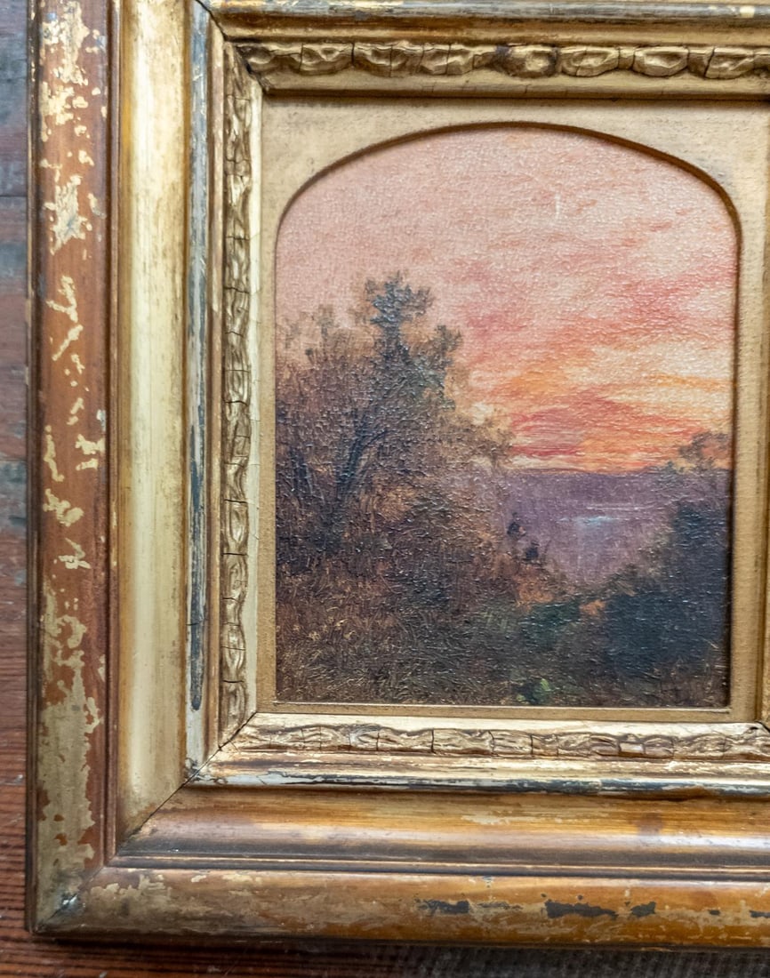 19th Century American Luminist Hudson River School Landscape Painting - 6