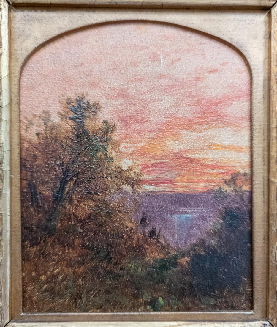 19th Century American Luminist Hudson River School Landscape Painting - 7