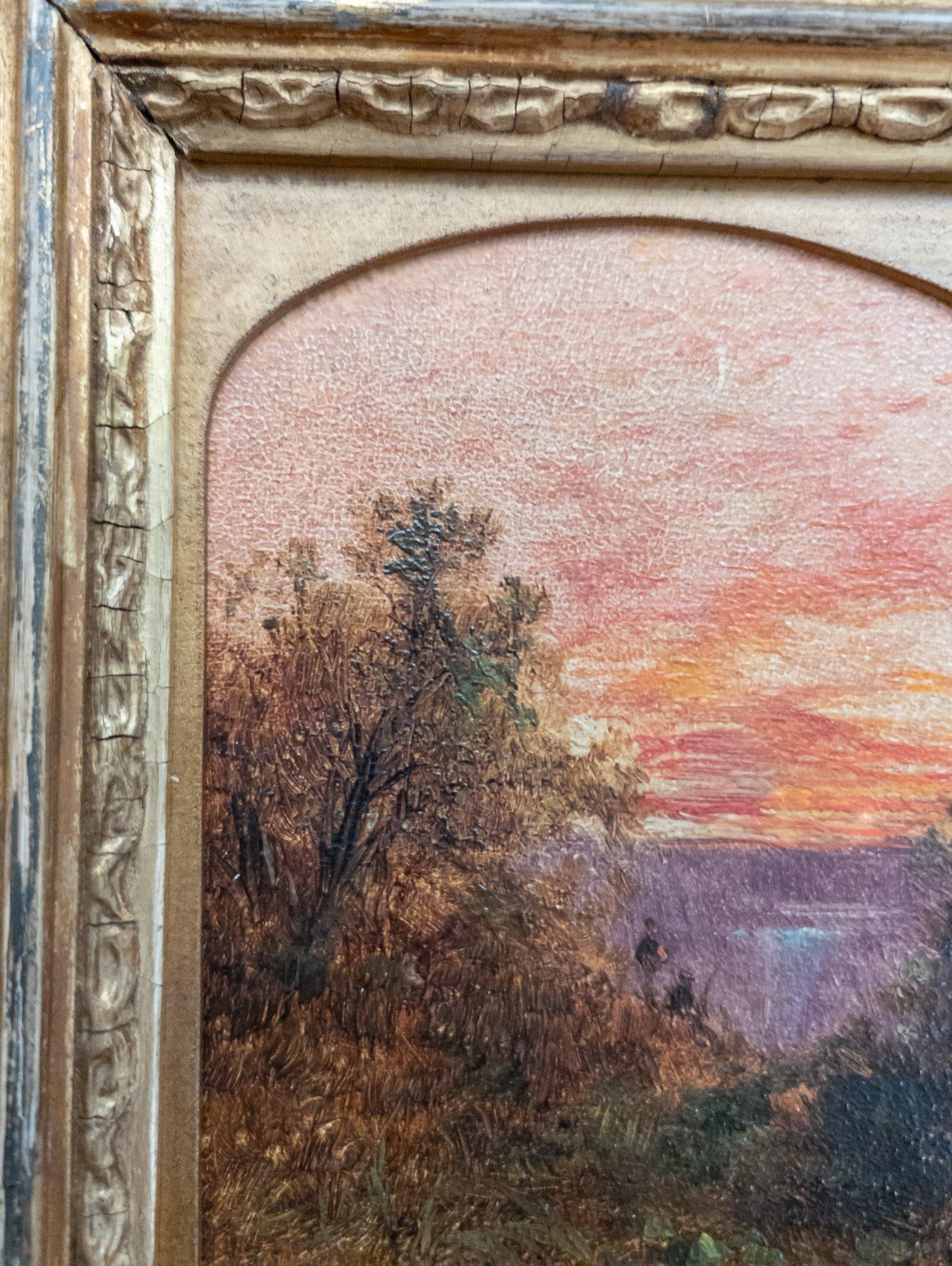 19th Century American Luminist Hudson River School Landscape Painting - 8