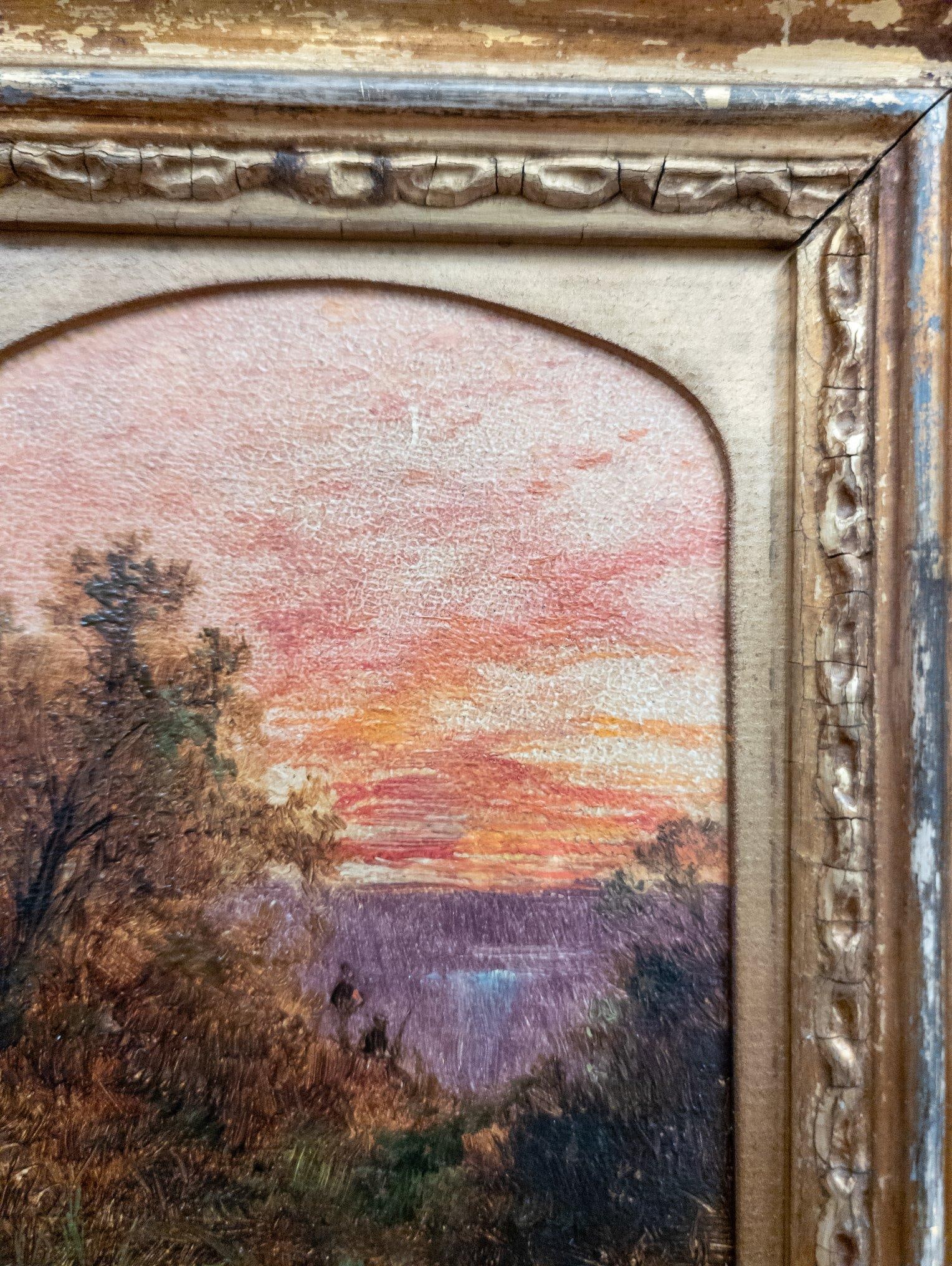 19th Century American Luminist Hudson River School Landscape Painting - 9