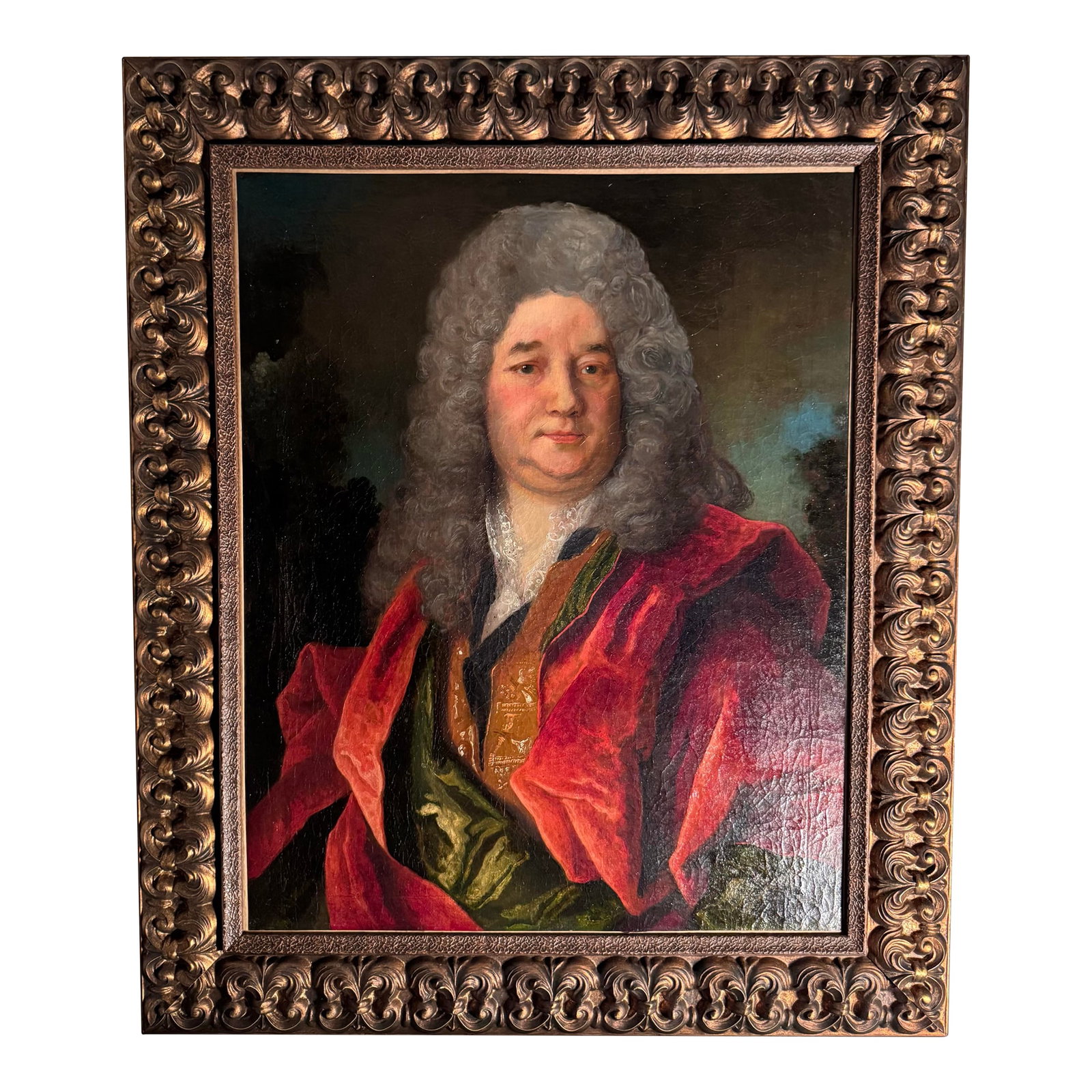 Early 18th Century French Portrait Painting of a Nobleman, Attributed to Henri Millot (1 of 9)