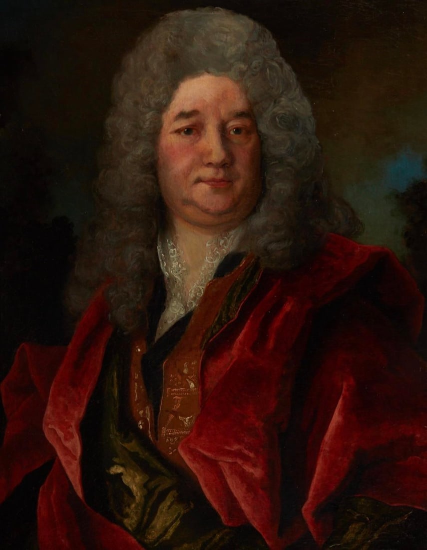 Early 18th Century French Portrait Painting of a Nobleman, Attributed to Henri Millot - 2