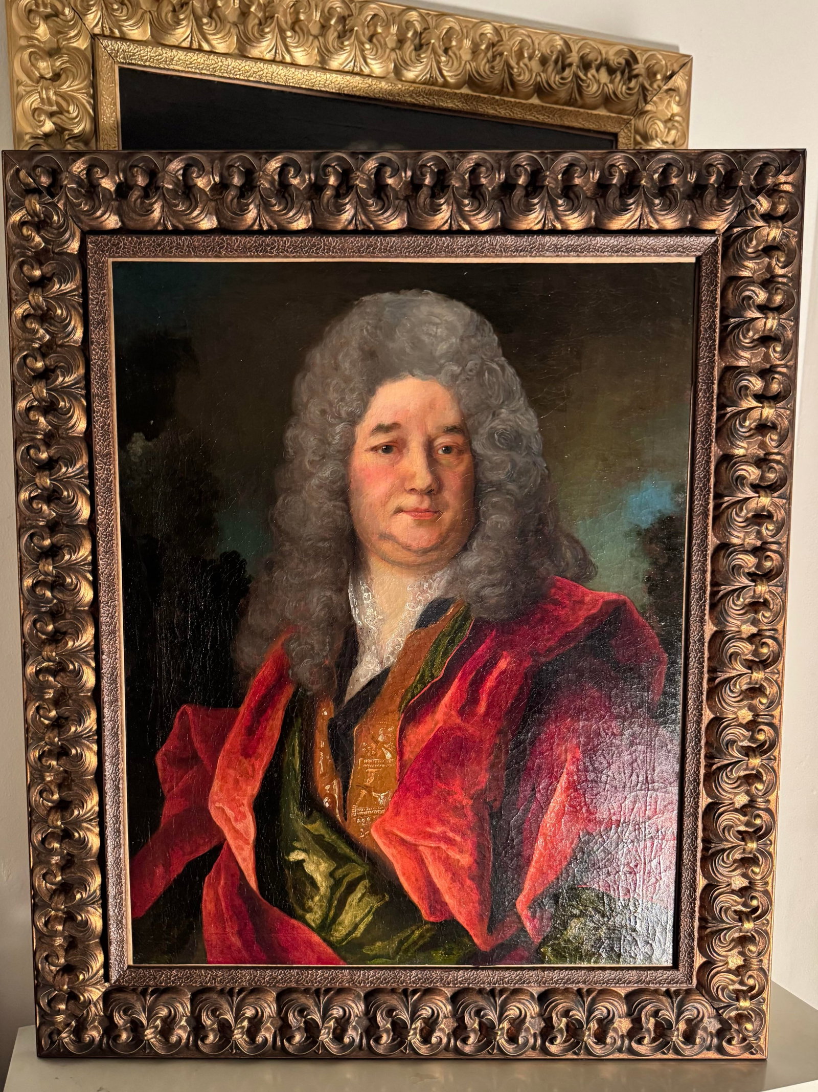 Early 18th Century French Portrait Painting of a Nobleman, Attributed to Henri Millot - 4