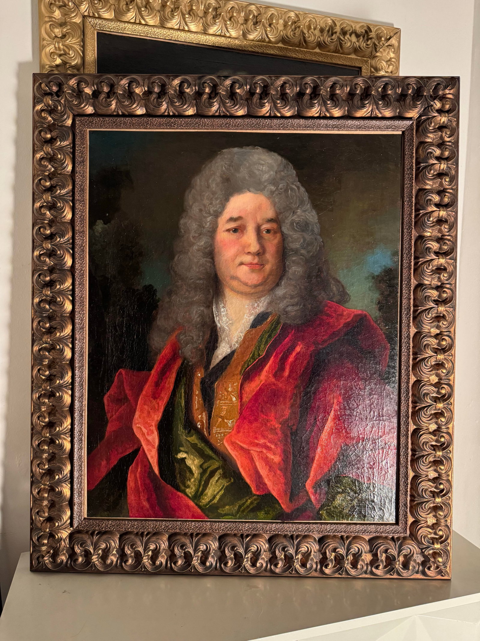 Early 18th Century French Portrait Painting of a Nobleman, Attributed to Henri Millot - 8