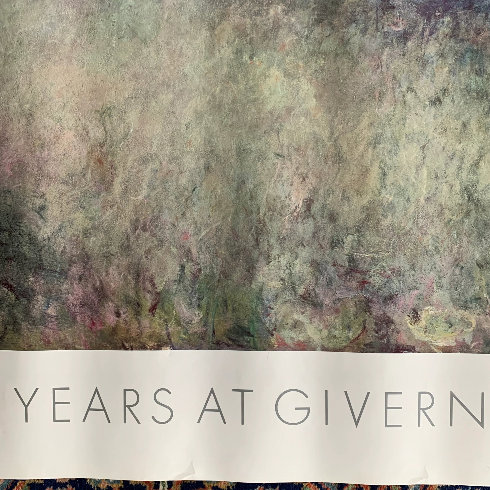 1978 Claude Monet Metropolitan Museum of Art Exhibit Poster - 4