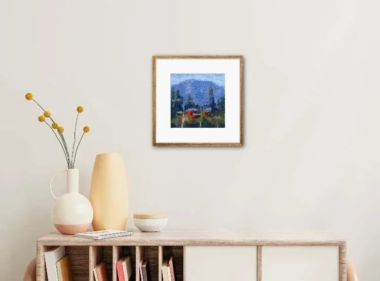 Mt Tamalpais, Contemporary Expressionist Oil Painting - 3