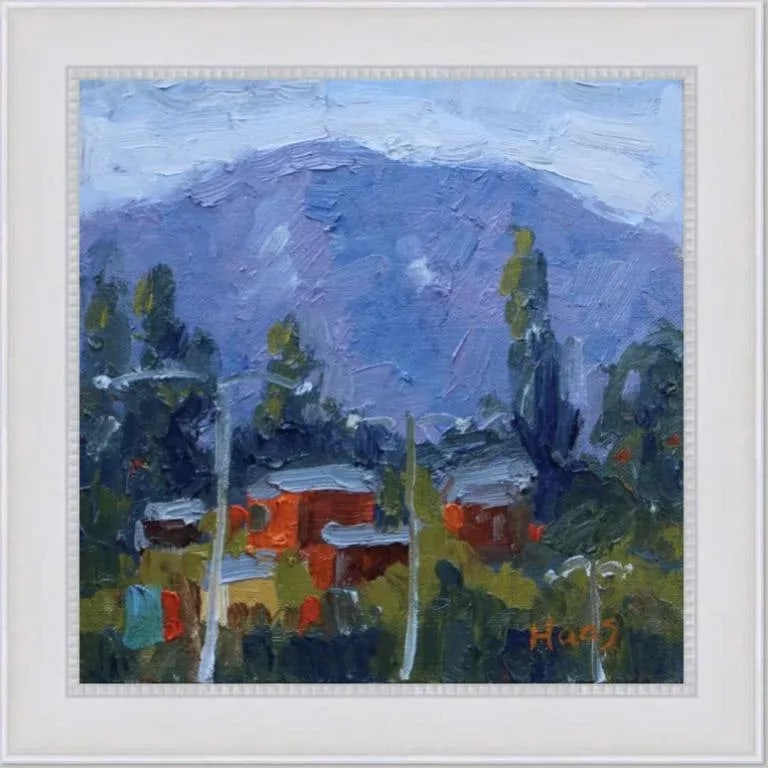 Mt Tamalpais, Contemporary Expressionist Oil Painting - 4