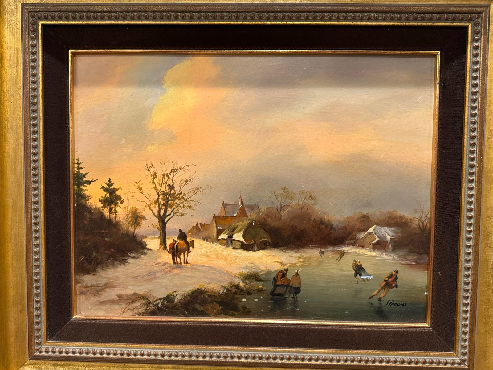 1970s Dutch Oil Painting - Simons - 12