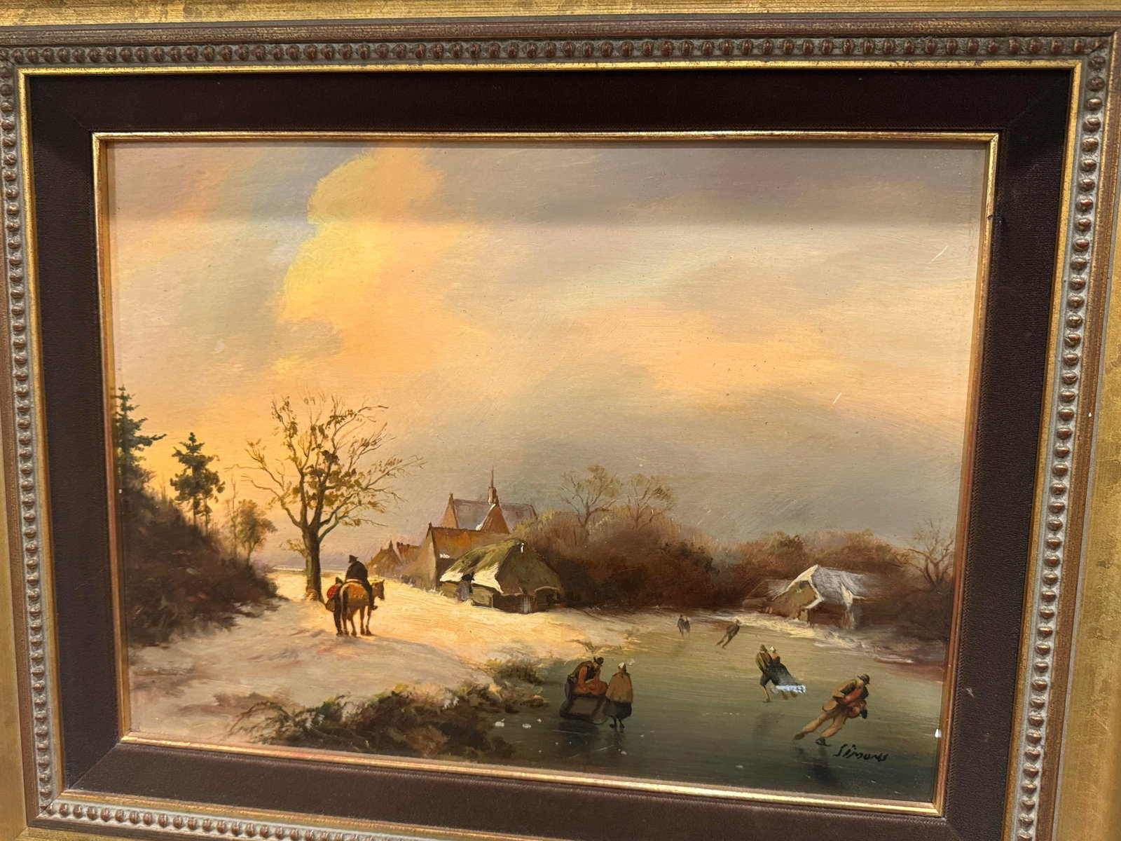1970s Dutch Oil Painting - Simons - 2