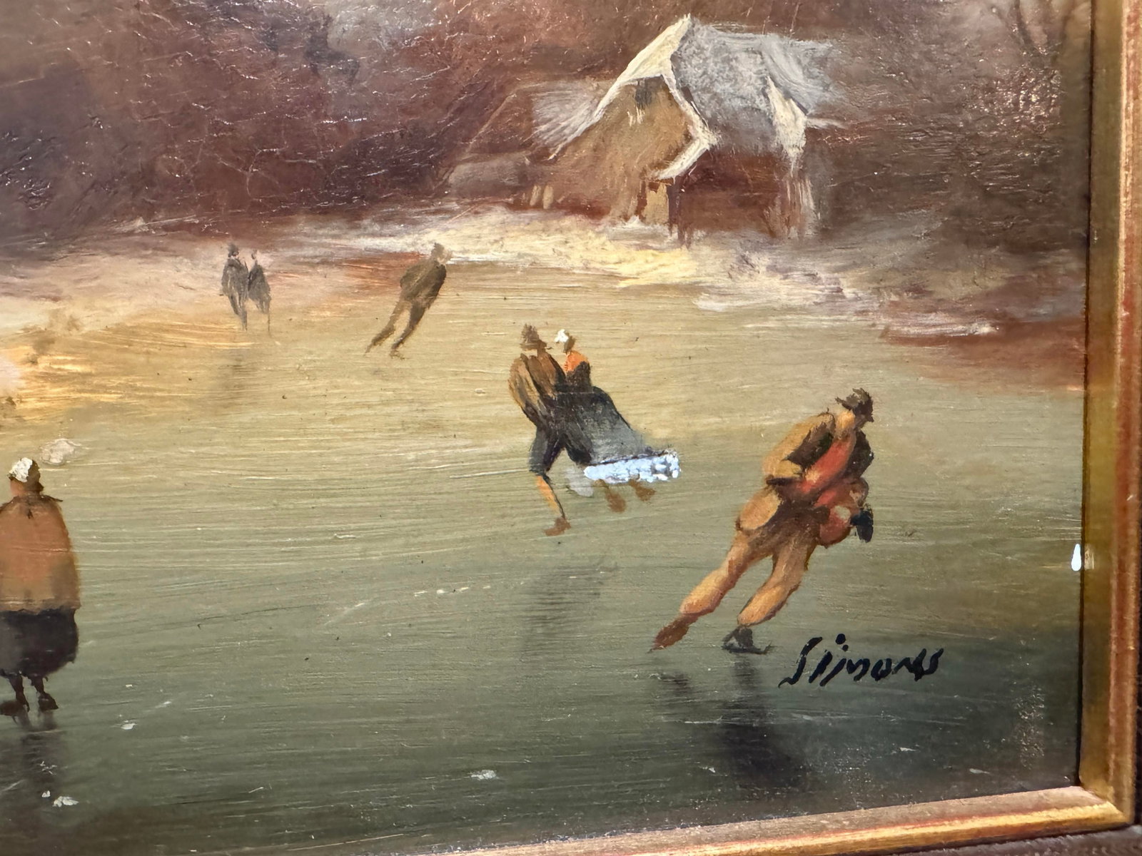 1970s Dutch Oil Painting - Simons - 4
