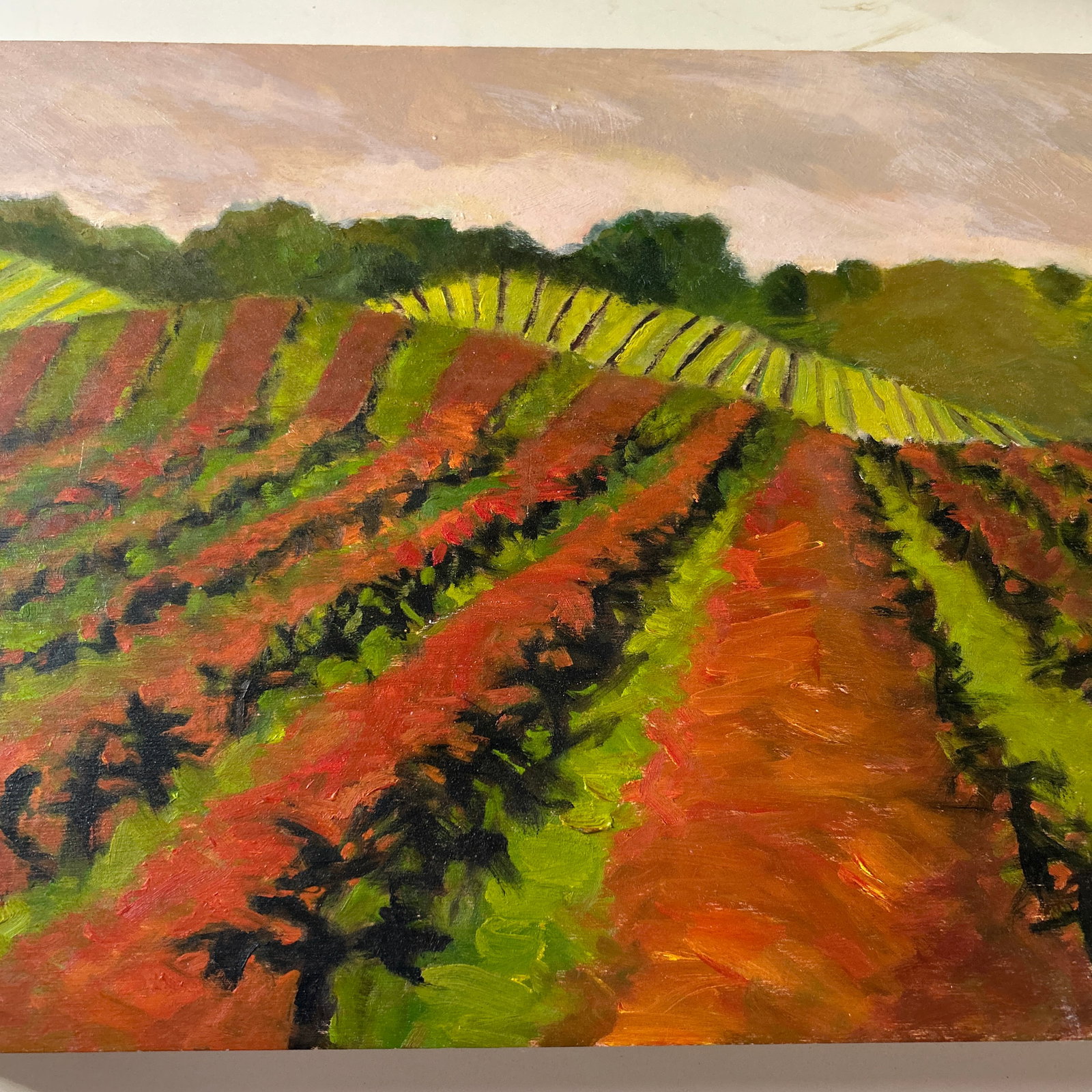 Original Oil on Board Painting by Susan Landor Keegin - 6
