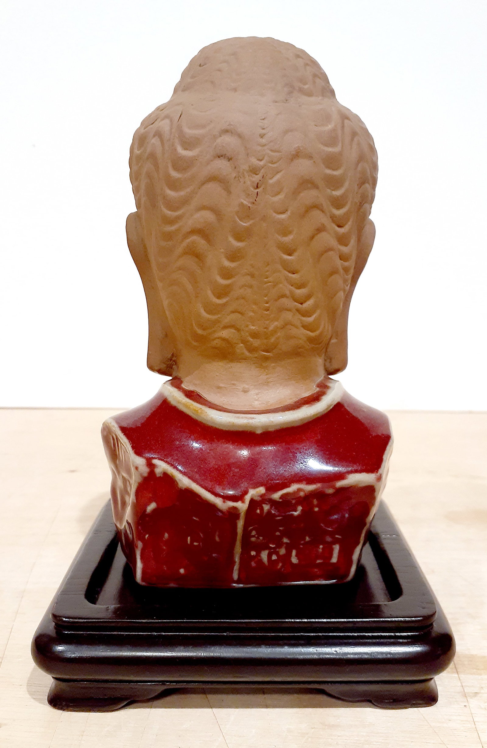 Chinese Yixing Zhusha Buddha Head - 3