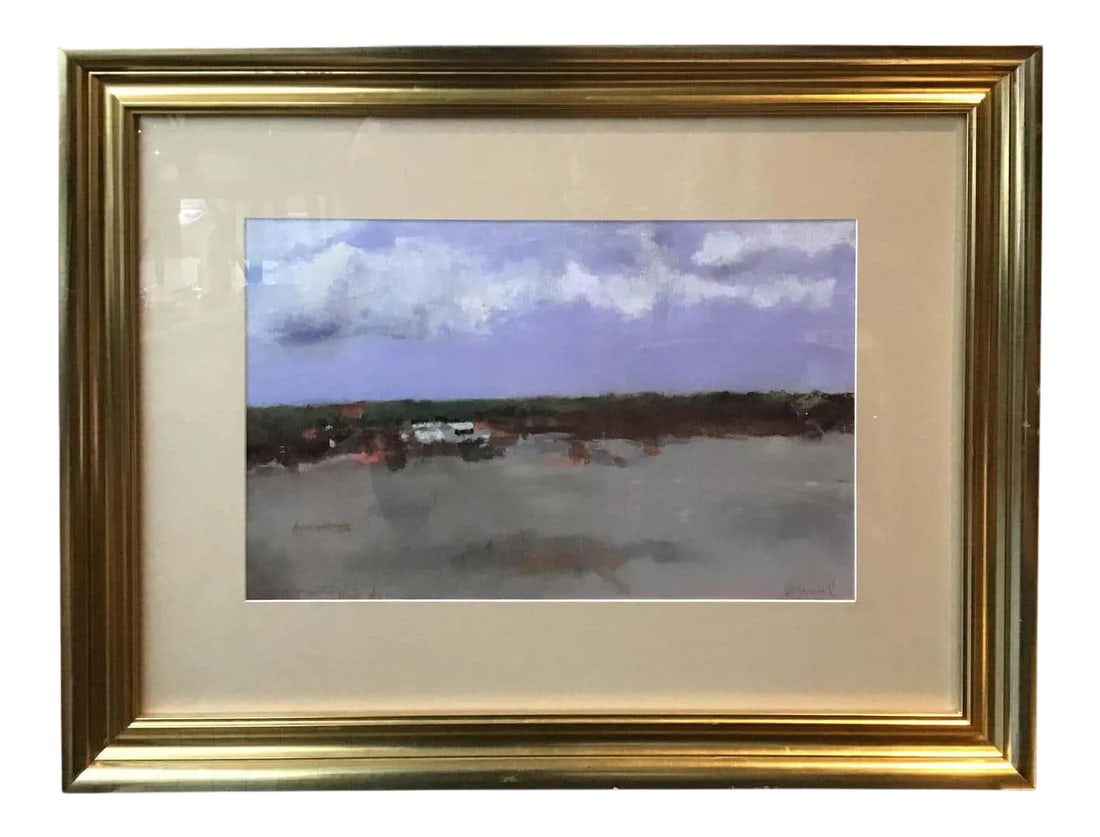 Signed Pastel of Seascape: Signed pastel of seascape. Condition: Alterations: Unknown Imperfections: Some Imperfections Condition Notes: Good Wear consistent with age and use. Materials & Techniques: Paint Details: Frame