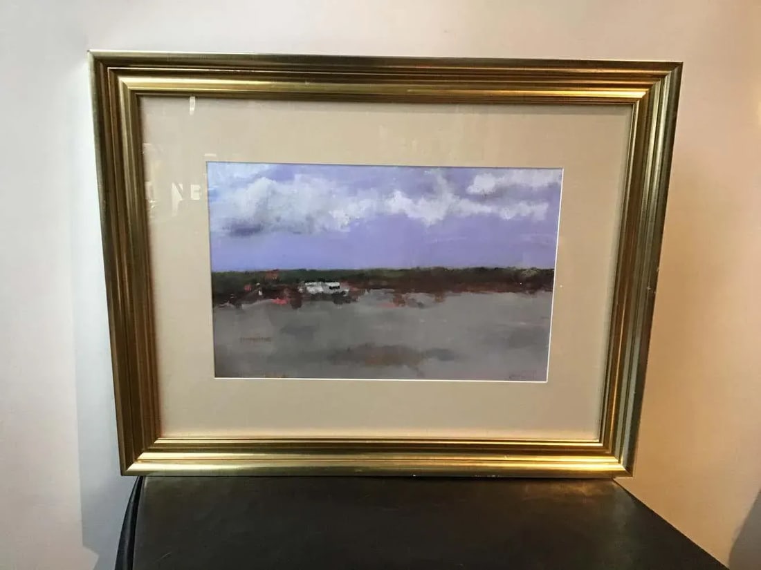 Signed Pastel of Seascape - 2