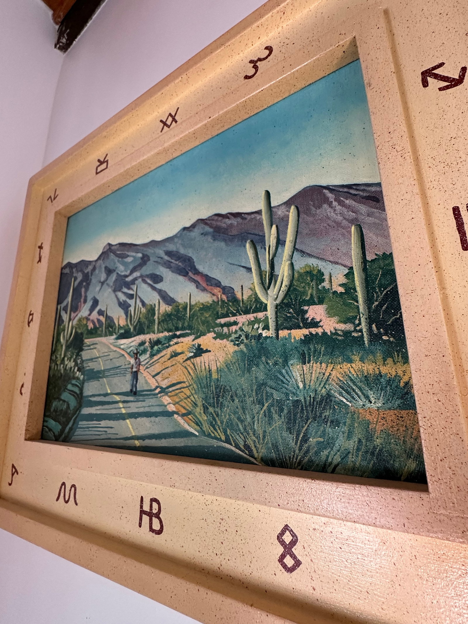 Charles Lopresto Desert Highway Acrylic Painting 1998 - 3