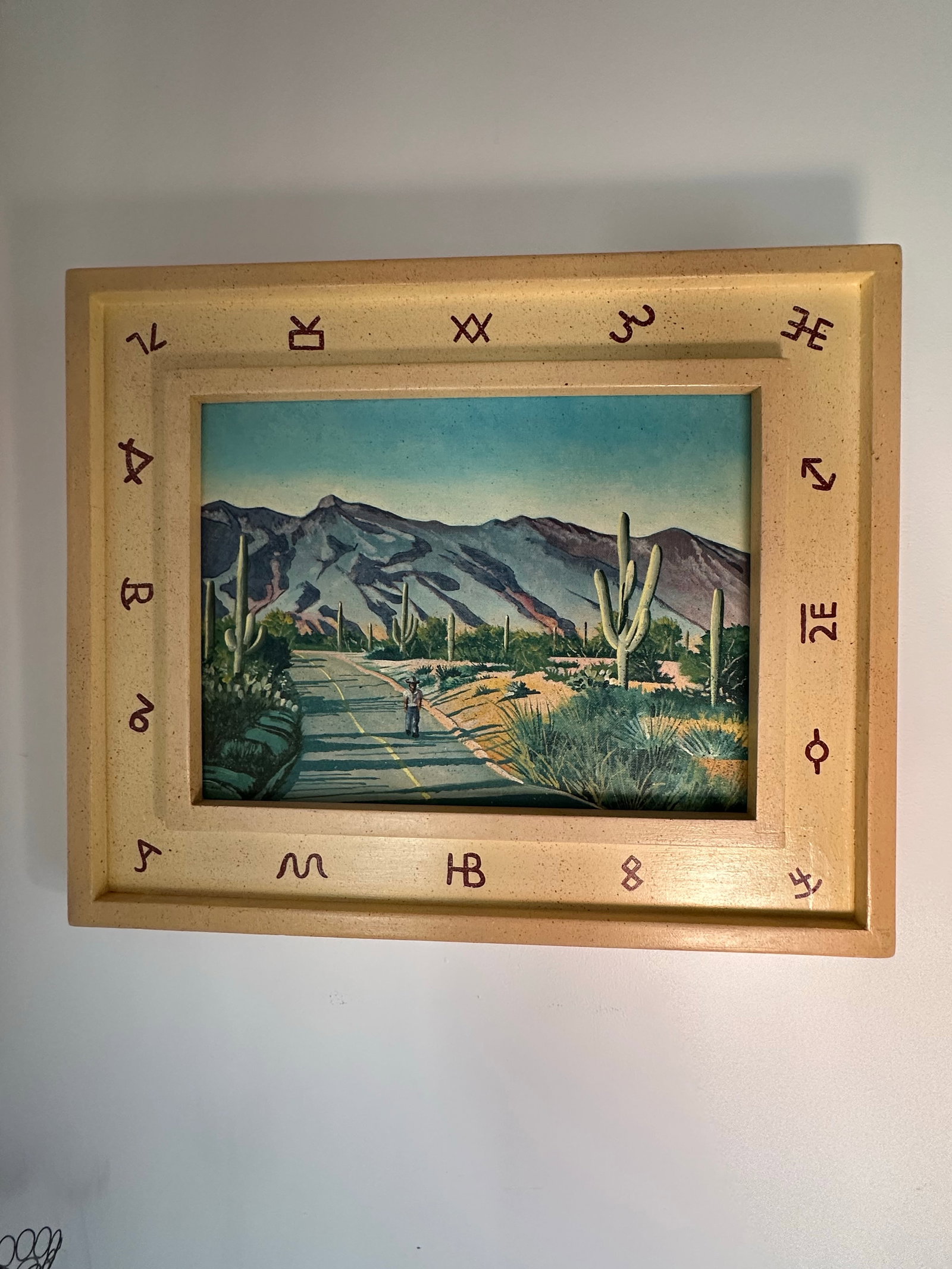 Charles Lopresto Desert Highway Acrylic Painting 1998 - 4