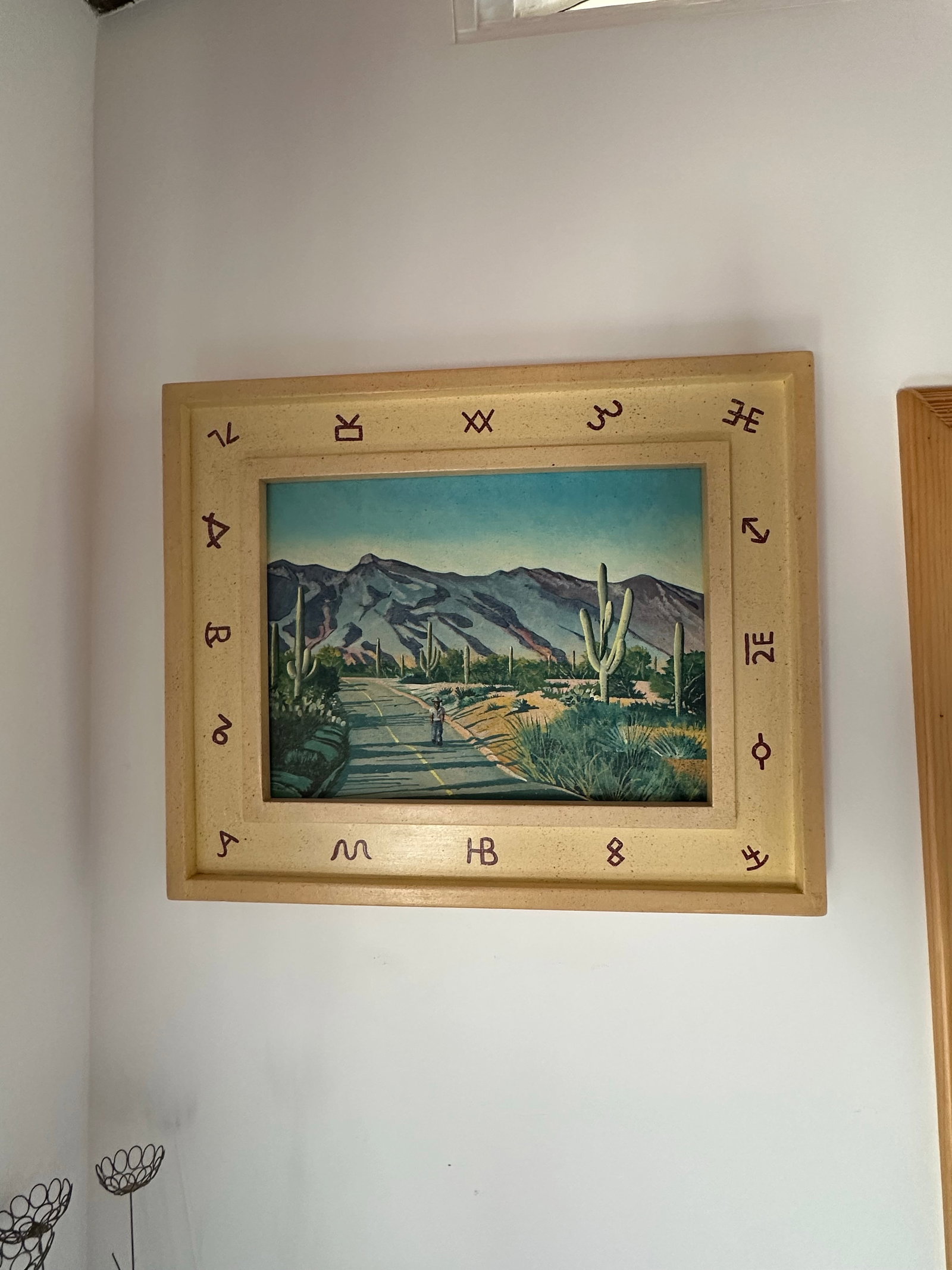 Charles Lopresto Desert Highway Acrylic Painting 1998 - 5