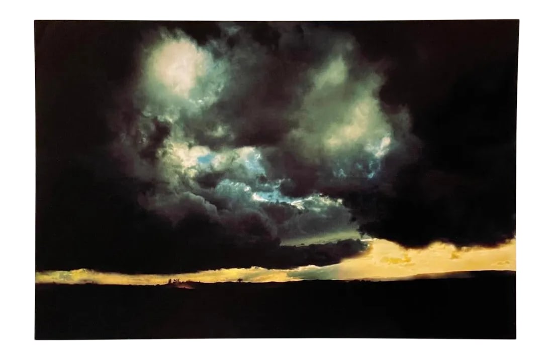 "Storm" Contemporary Landscape Color Photograph From the Estate of Gleb Derujinsky: The pleasure of finally being able to go through the archive of my father, Gleb Derujinsky, and begin the task of sharing his vast imagination is a thrill. Many know his work now from his career as a 