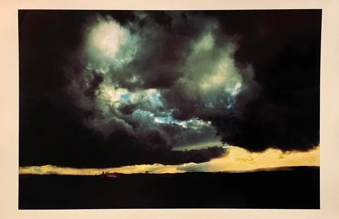 "Storm" Contemporary Landscape Color Photograph From the Estate of Gleb Derujinsky - 2
