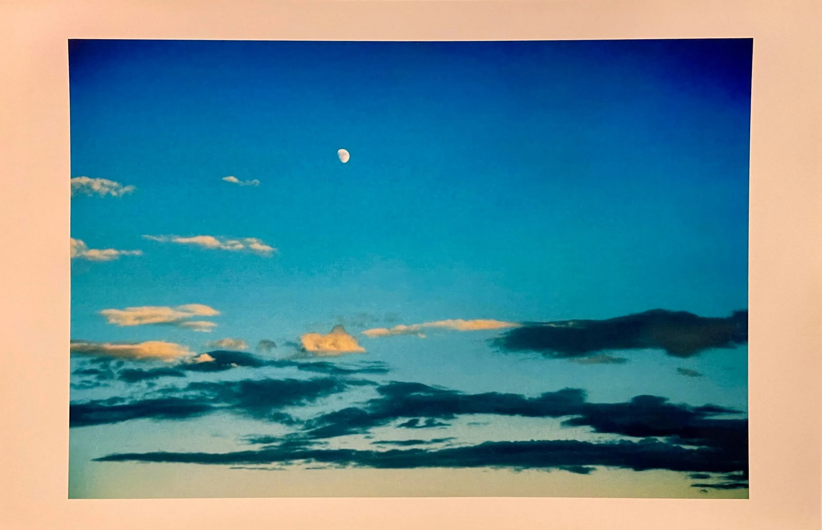 "Waxing Gibbous Moon" Contemporary Skyscape Photograph Print by Gleb Derujinsky: The pleasure of finally being able to go through the archive of my father, Gleb Derujinsky, and begin the task of sharing his vast imagination is a thrill. Many know his work now from his career as a 
