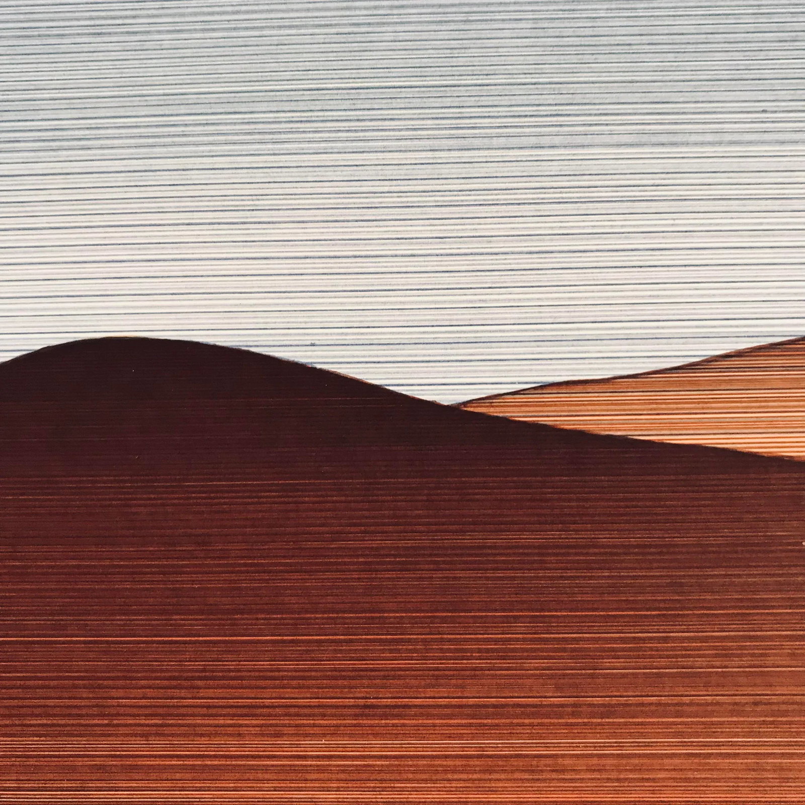 1985 "Landscape #1" Minimalist Limited Edition Silkscreen by Claudia Keller - 5