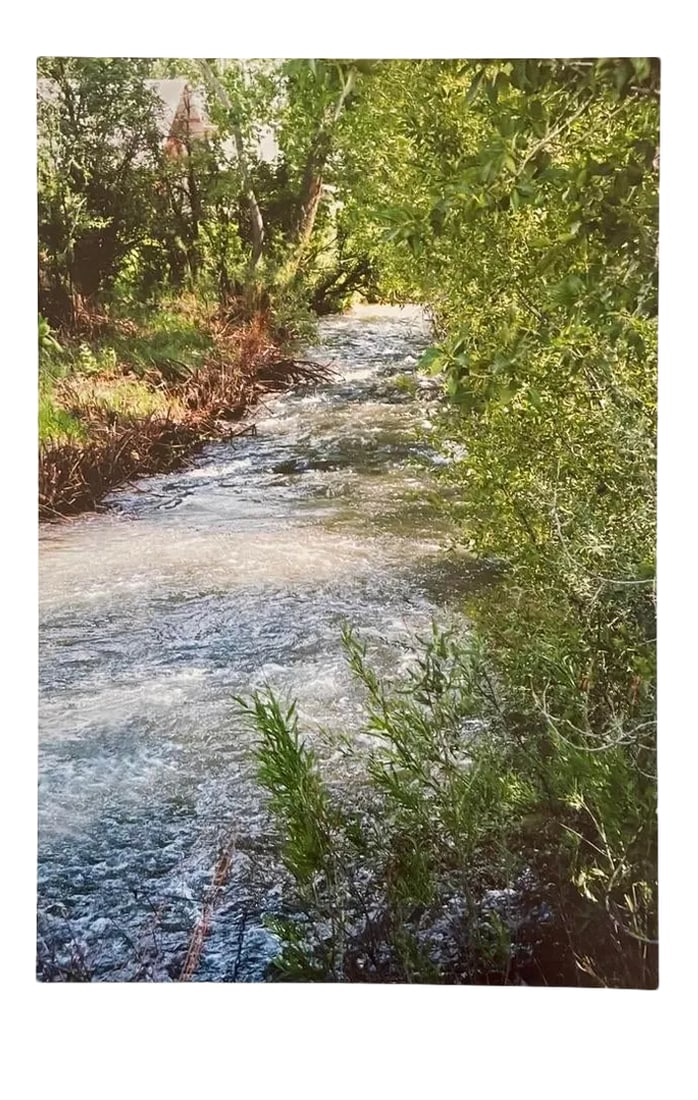 "Babbling Brook" Contemporary Landscape Color Photograph From the Estate of Gleb Derujinsky: The pleasure of finally being able to go through the archive of my father, Gleb Derujinsky, and begin the task of sharing his vast imagination is a thrill. Many know his work now from his career as a 
