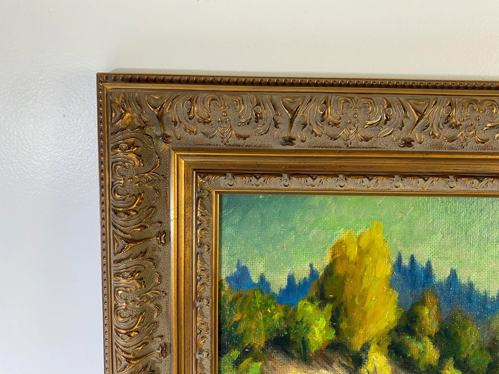 Vintage 1940's Oregon Landscape Painting by John Dominique - 3