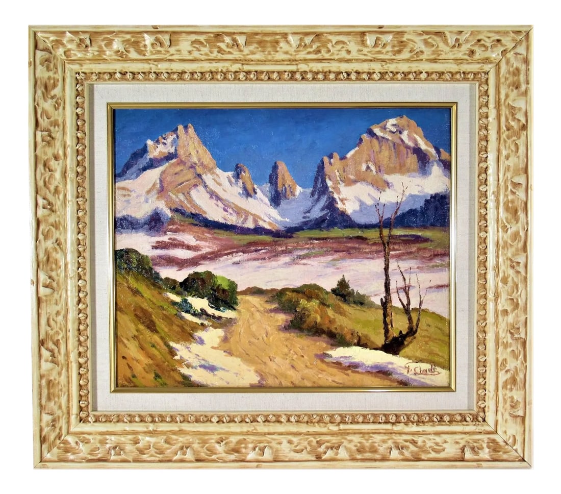Florent Chade, Chamonix, le Mont Blanc, Circa 1950 (1 of 5)