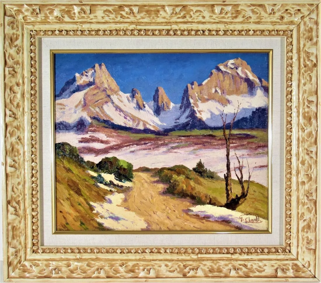 Florent Chade, Chamonix, le Mont Blanc, Circa 1950 - 5