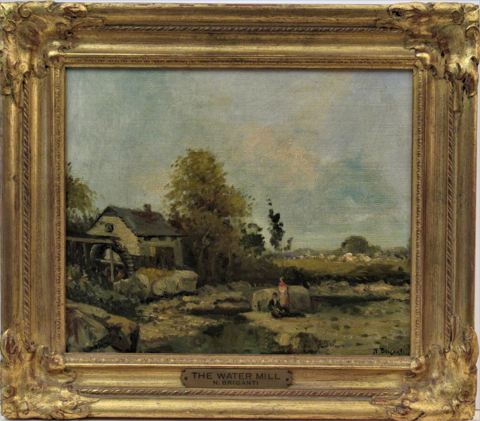 Nicholas Briganti, The Water Mill, Circa 1900 - 8