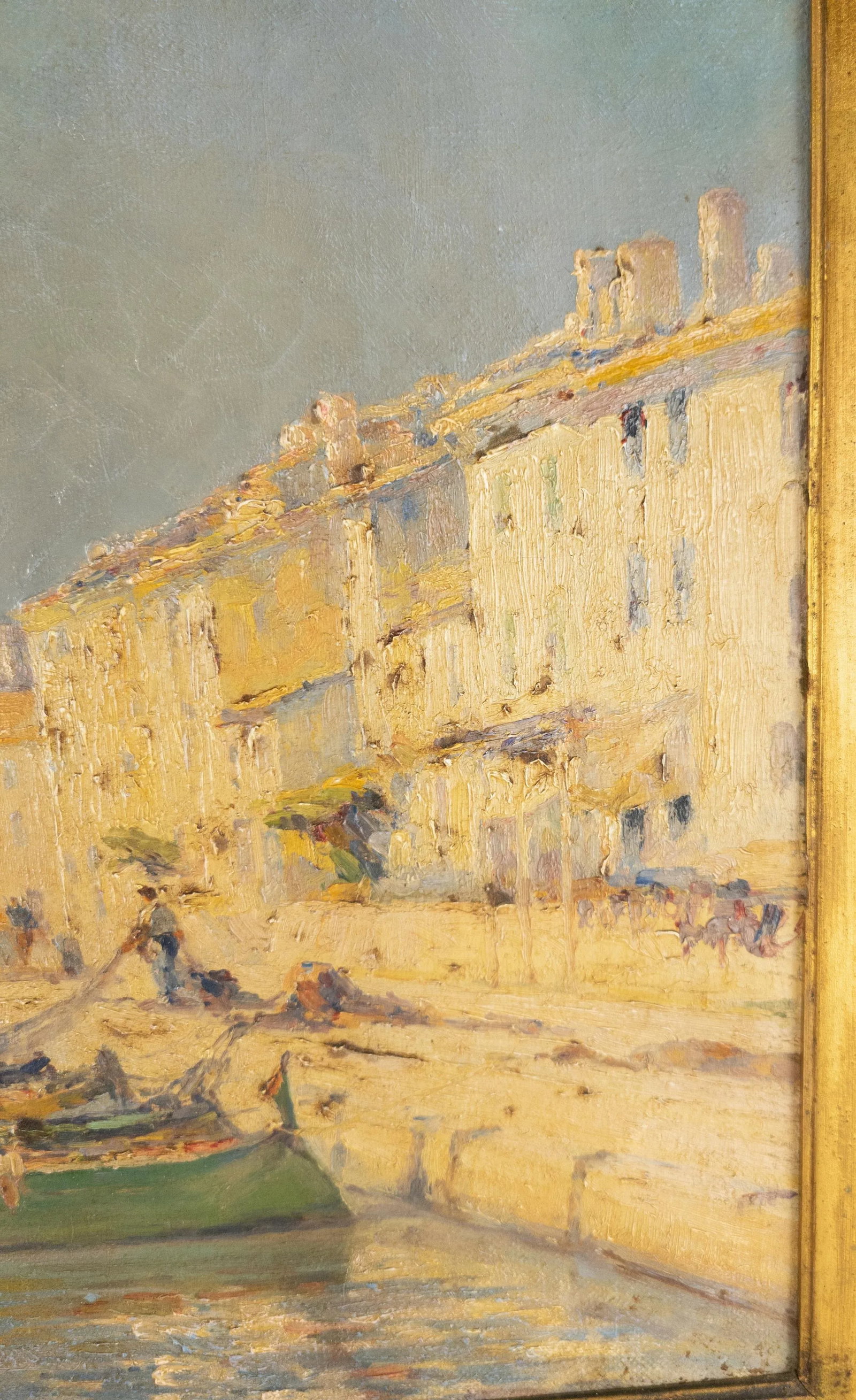 French Impressionist Oil Painting of Cassis France by James Wilhems - 8