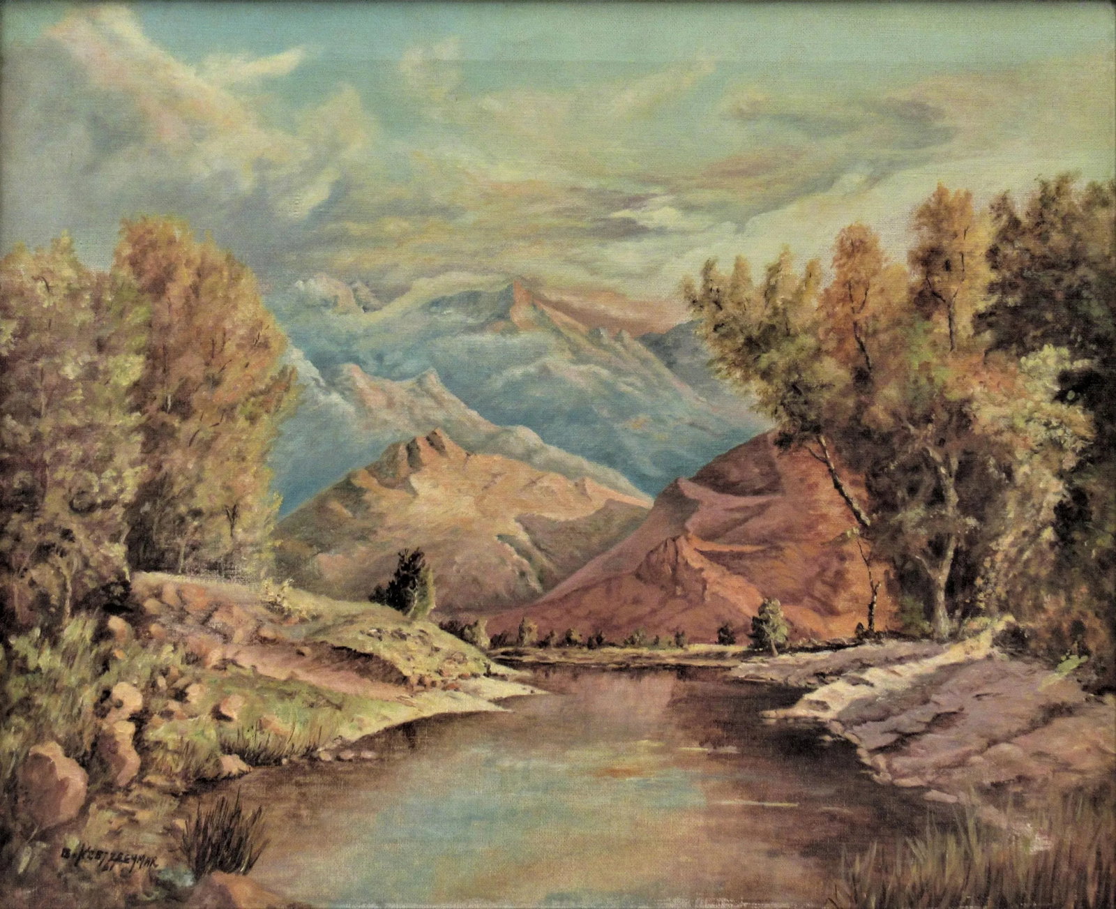 Bernhard Kretzschmar, Landscape, 1961 - 2