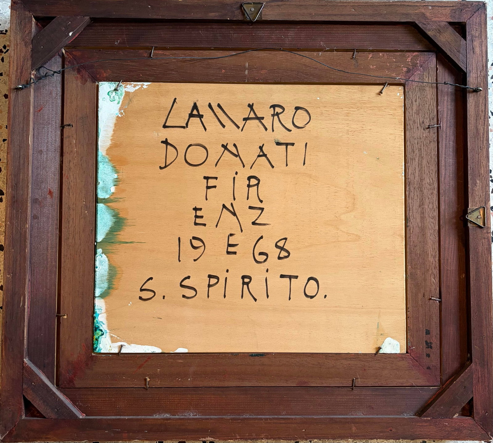Vintage Lazzaro Donati Oil on Board Painting - 4