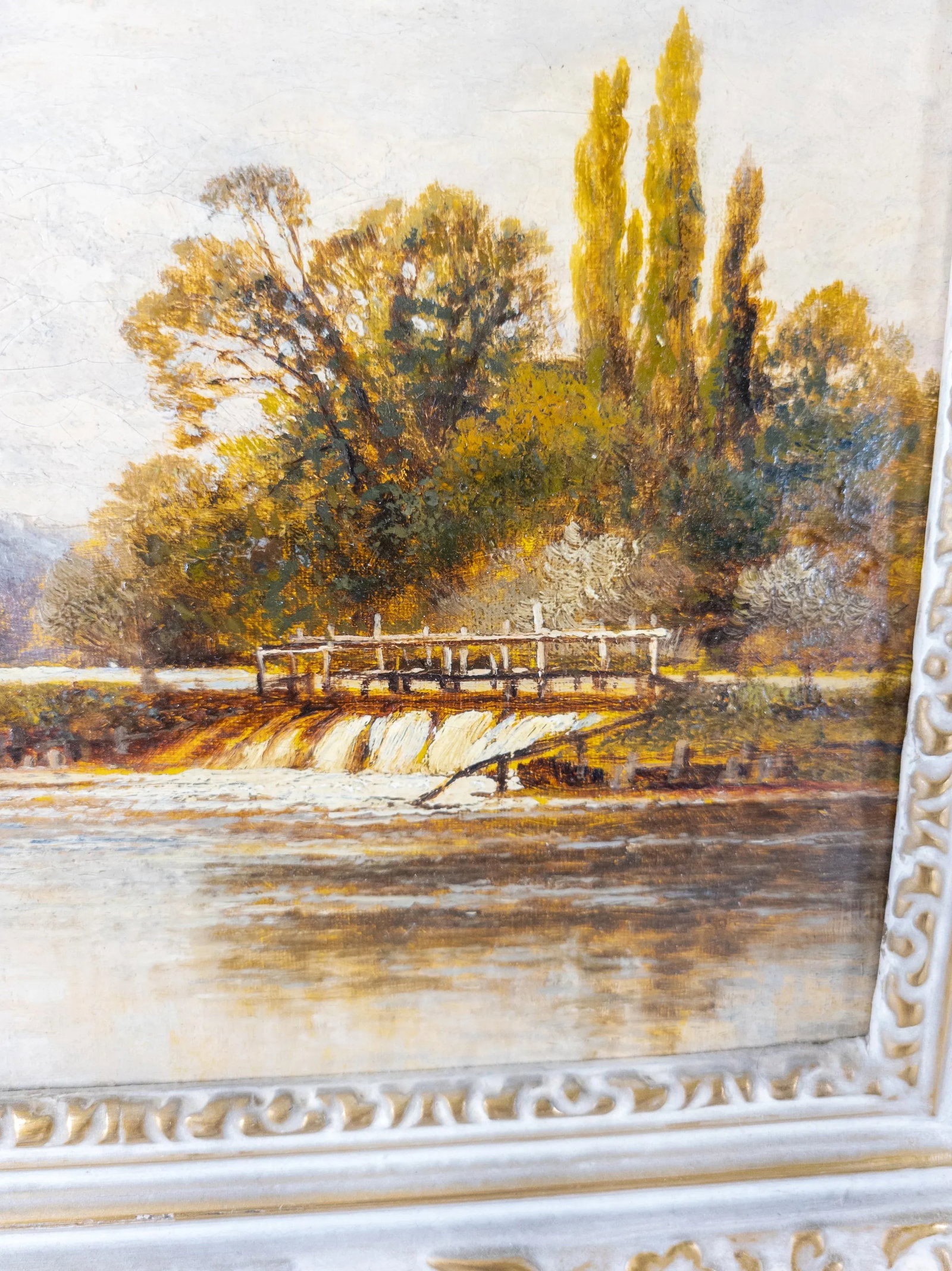 English Country Oil Painting on Canvas a.a. Glendening Sr - 11
