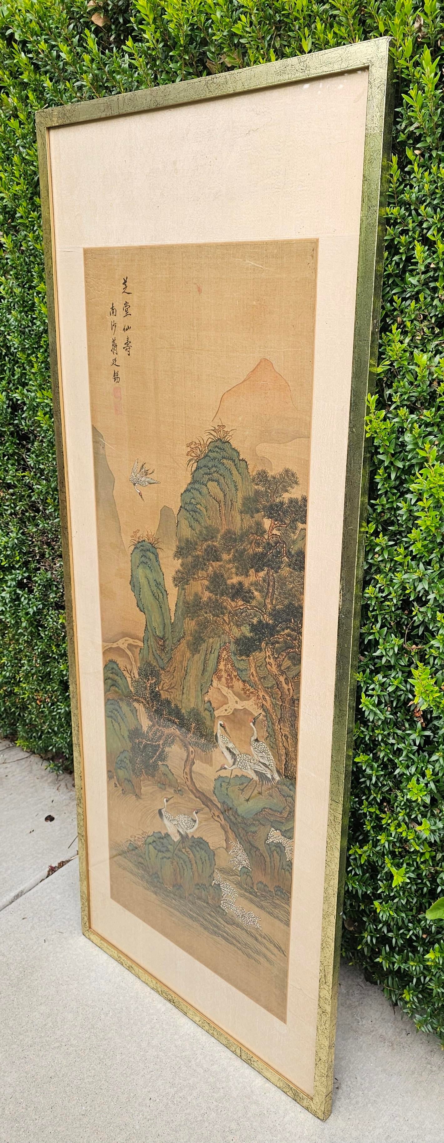 Qing Dynasty Artist Signed Hanging Scroll Attributed to Jiang Tingxi (1669-1732) - 5
