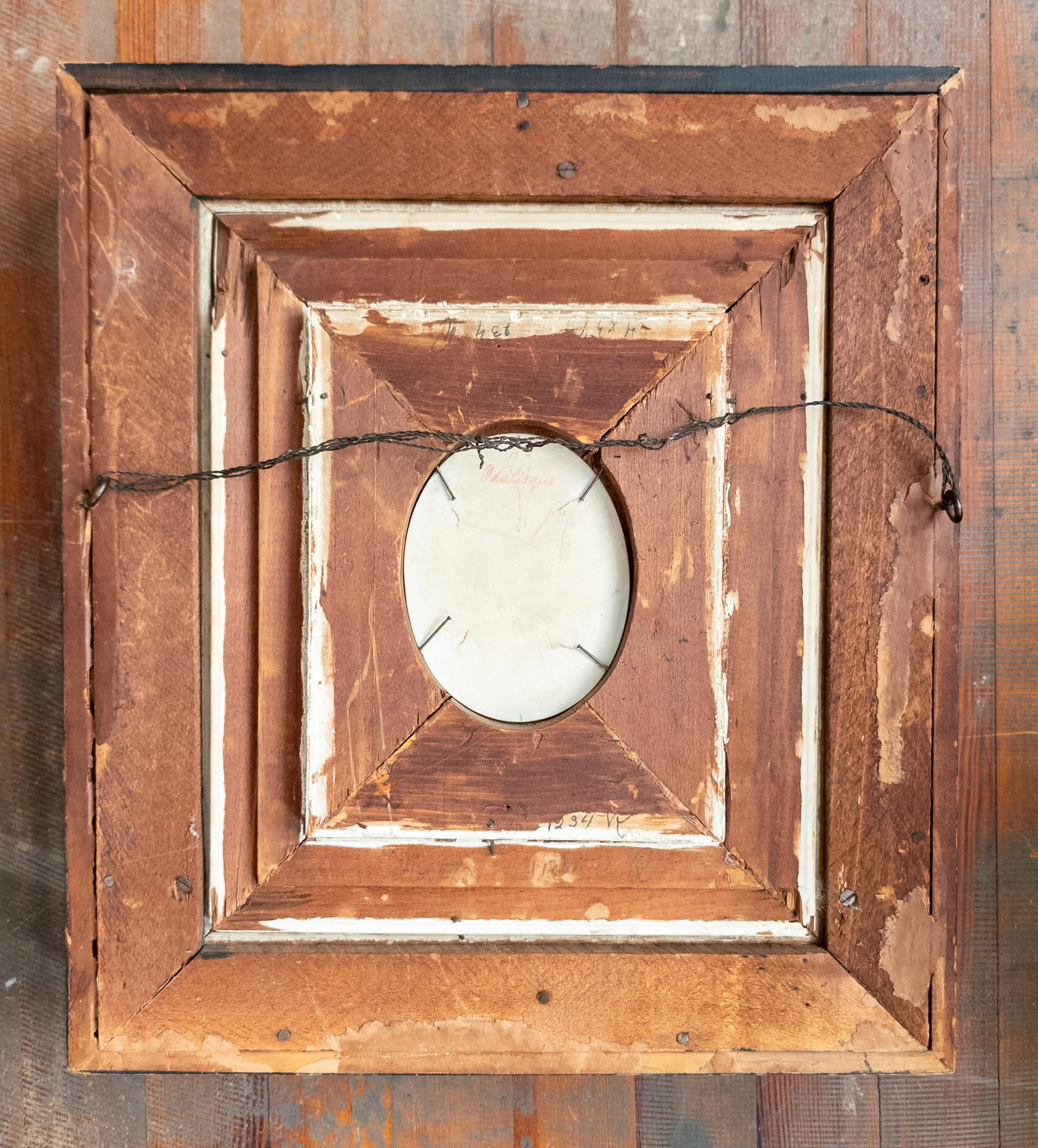 19th Century German KPM Style Miniature Portrait on Porcelain in Shadowbox Frame - 15