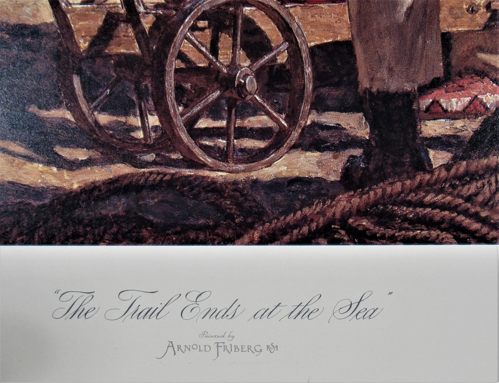 Arnold Friberg, The Trail Ends at the Sea, Circa 1980 - 8