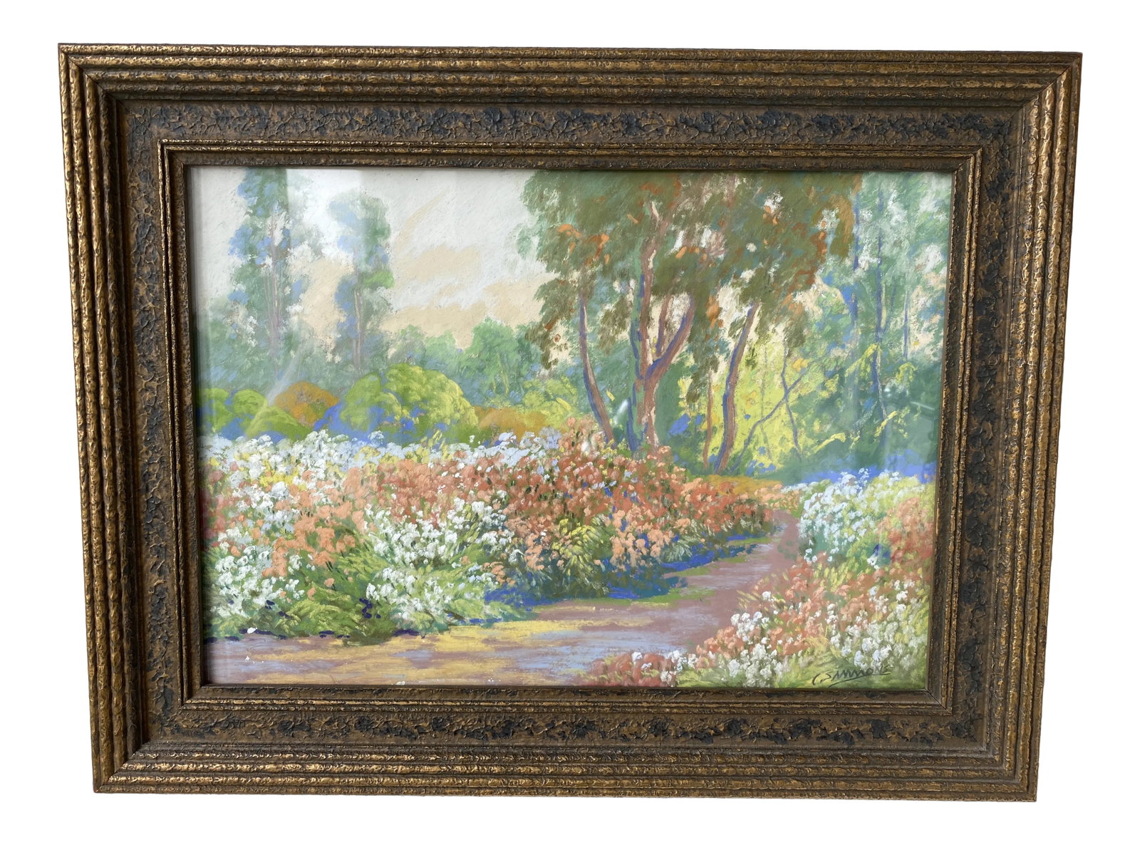 Edward Emerson Simmons Framed Gauche on Board Landscape (1 of 13)